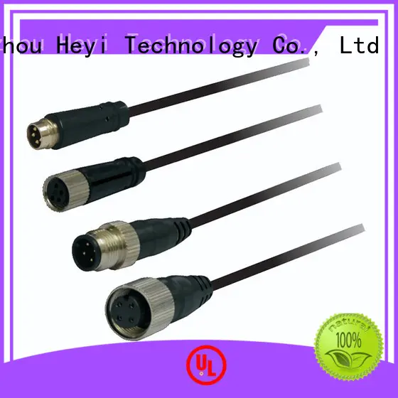 high quality m8 sensor connector m8 4 pin connector Heyi Brand