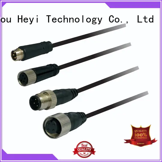 connector high quality sensor Heyi Brand m8 4 pin connector manufacture
