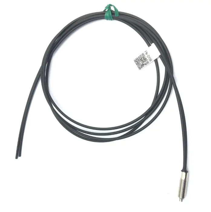 High quality product Heyi FN-D159 optic fiber sensor head diffuse reflective R25 bend radius diameter M6 cable