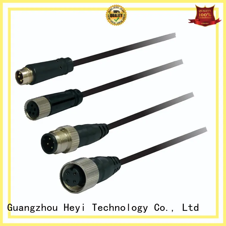 connector m12 m8 m8 4 pin connector Heyi manufacture