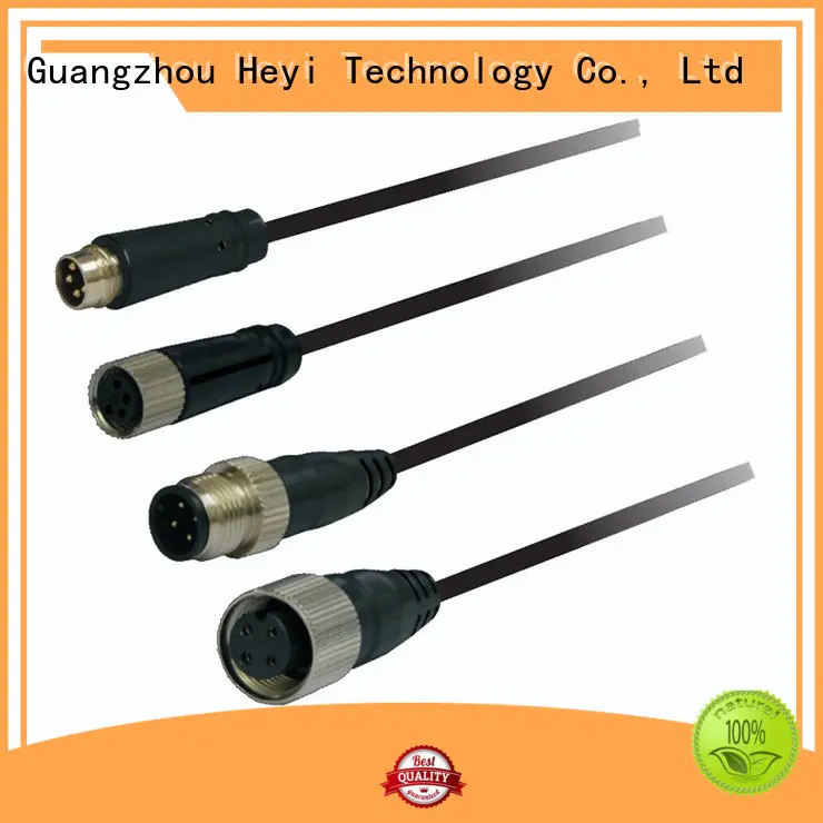 m12 m8 connector Heyi Brand m8 4 pin connector factory